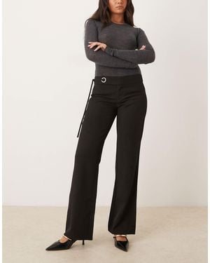 Motel Tova Tie Tailored Trouser - Natural