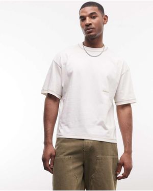 Faded Store Camiseta Con Logo De -Blanco