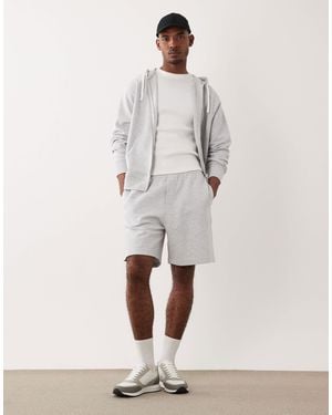 ARKET Cotton Rich Structured Shorts - Natural