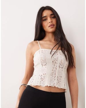 ASOS Lace Cami Top - White