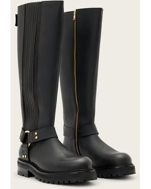 AllSaints – maddie – stiefel - Schwarz