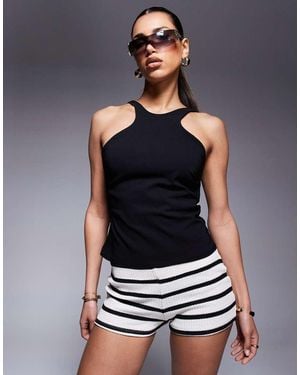 River Island Strappy Vest - Blue