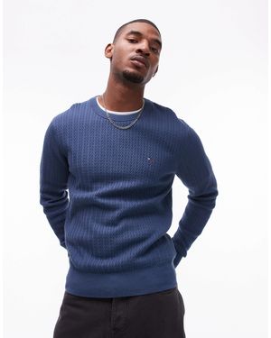 Tommy Hilfiger – strickpullover - Blau