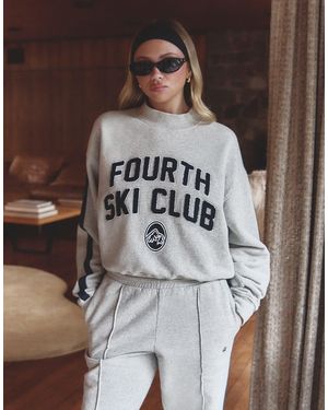4th & Reckless X felicia wedin – apres ski – sweatshirt - Grau