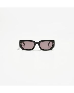 Bershka Hexagonal Sunglasses - White