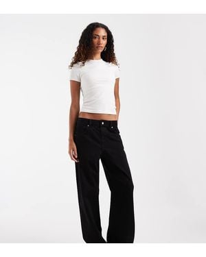 ASOS Asos Design Tall Jeans Boyfriend Oversize E Ampi Neri - Nero