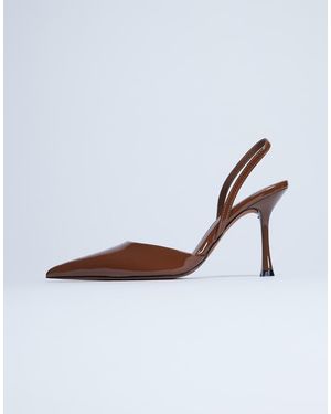 TOPSHOP Zapatos De Salón De Tacón De Charol Angel De - Blanco