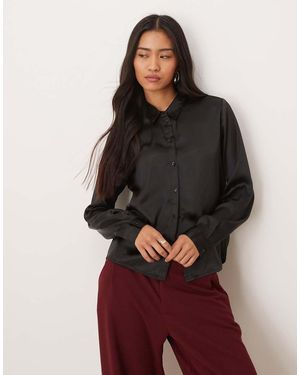 Jdy Satin Shirt - Black