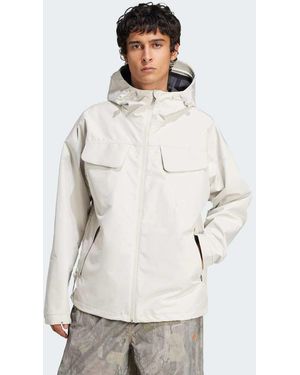 adidas Originals Premium Essentials Water-Repellent Jacket - Natural