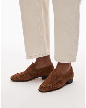Tony Bianco Gatsby Suede Loafers - Brown
