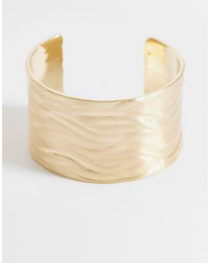 ASOS – großer armreif mit strukturiertem design - Natur