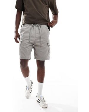 Pull&Bear Pantaloncini Cargo Grigi - Grigio