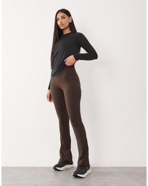 4505 Hourglass Icon High Waist Slim Kick Yoga leggings - Natural