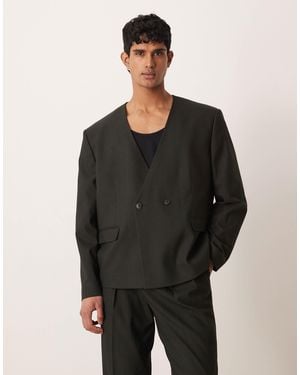 ASOS Boxy Suit Jacket - Black