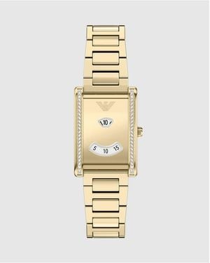 Emporio Armani Two-Hand-Tone Stainless Steel Watch - Metallic