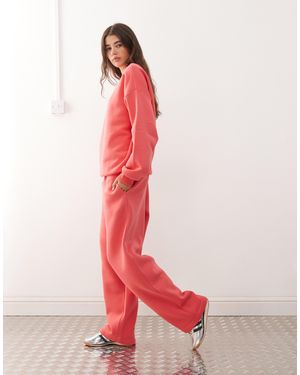 Collusion Heavyweight Wide Leg sweatpants - Pink