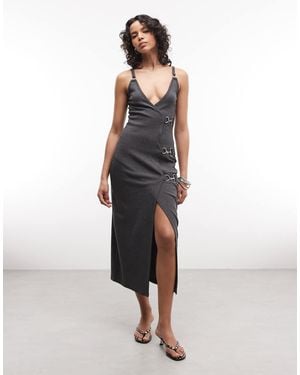 The Ragged Priest Wrap Clasp Maxi Dress - White