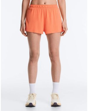 Oysho Mid-rise Technical Shorts 7cm - Orange