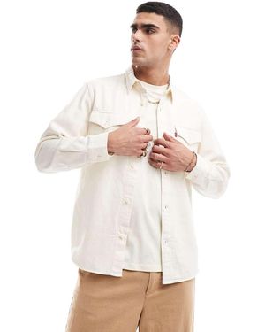 Levi's Relaxed Fit Western Denim Shirt - White