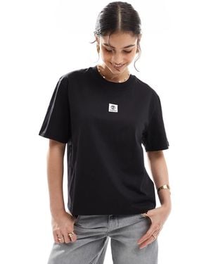 Timberland – stack – kurzärmliges t-shirt - Schwarz