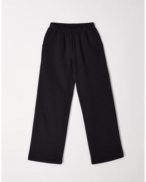 ASOS Brushback Joggingbroek Met Wijde Pijpen - Blauw