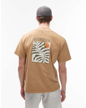 Rhythm Fern Vintage Short Sleeve T-shirt - Multicolor