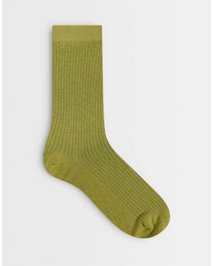 ASOS Geribbelde Sokken - Groen