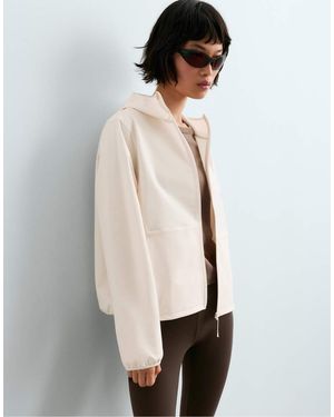 Oysho Stretch Technical Jacket - White