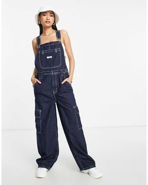TOPSHOP Skater Dungaree - Blue