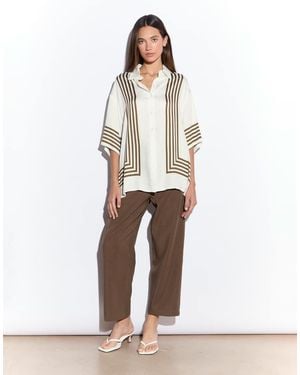 NARRATED Short Sleeve Shirt - White