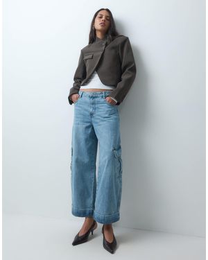 ASOS Utility Cargo Jean - Blue