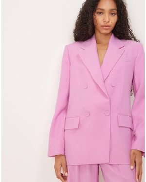 Mango Blazer Chiaro - Rosa