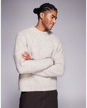 ADPT Fluffy Knit Jumper - Grey