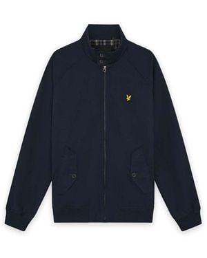 Lyle & Scott Lyle & Scott Cotton Harrington Jacket Dark - Blue