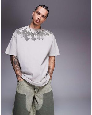 Liquor N Poker Graphic T-Shirt - Grey