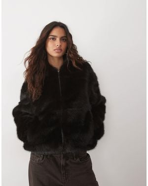 ASOS Bomberjacke mit reißverschluss - Schwarz