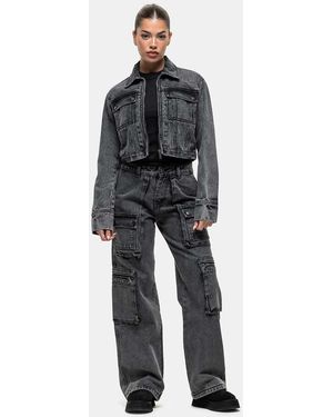 Good For Nothing Jeans Dritti Lavaggio Acido - Nero