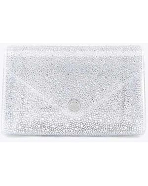 Carvela Kurt Geiger Positano Vinyl Clutch - White