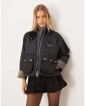 Barbour Kearton Wax Jacket - Black