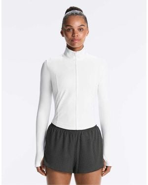 Oysho Short Light Touch Technical Jacket - White