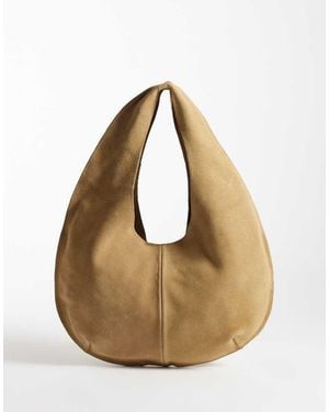 Mango Borsa A Sacco Da Spalla - Neutro