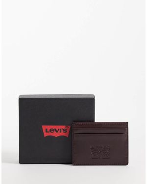 Levi's Leren Kaarthouder - Wit