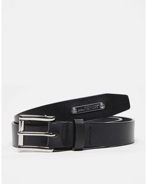 Aape By A Bathing Ape Aape By A Bathing Ape Leather Belt - Black
