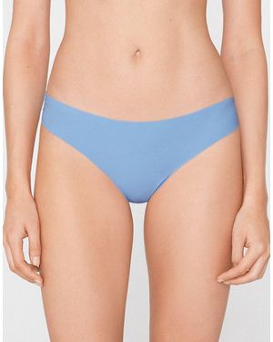 Tezenis Laser Cut Brazilian Briefs - Blue