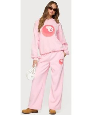 Edikted Lucky 8 Joggers - Pink