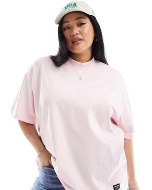 Dr Denim Plus Rylie Oversized Fit T-shirt - Pink