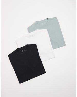 Hollister – 3er-pack kurzärmlige t-shirts - Blau
