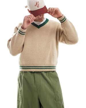 Cotton On Cotton On V Neck Knit Sweater - Green