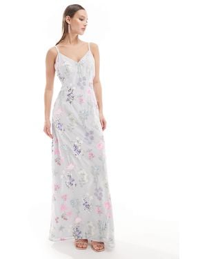 Maya – premium – camisole-maxikleid - Weiß