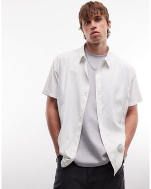 Umbro Short Sleeve Boxy Shirt - Gray